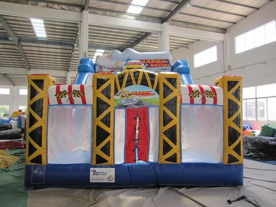 Happy Racing Inflatable Standard Slides Kids Big Slide for Sale (AQ0141-1)