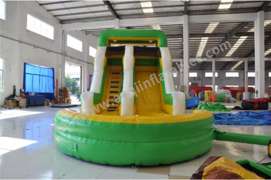 Hot Sale Hybrid Inflatable Water Slide with Pool (AQ10124)