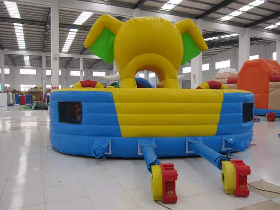 Huge Lovely Elephant Inflatable Fun City Inflatable Play Area for Kids (AQ1312)