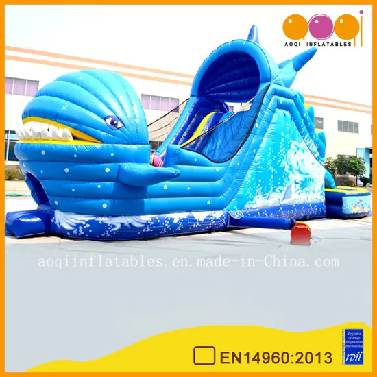 Inflatable Bouncer Slide with Water Pool Game (AQ139)