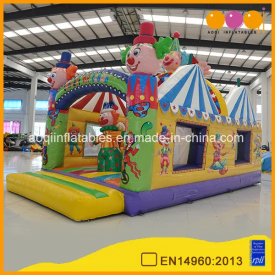 Inflatable Bouncy Castle Circus Clown Combo for Sale (AQ01722)