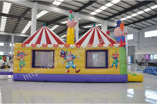 Inflatable Bouncy Castle Circus Clown Combo for Sale (AQ01722)