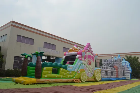 Inflatable Carrige Obstacle Course for Kids and Adult