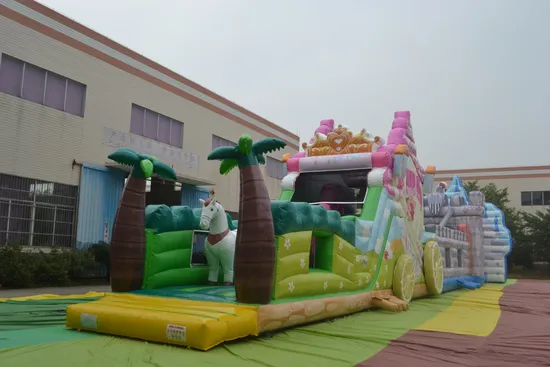 Inflatable Carrige Obstacle Course for Kids and Adult