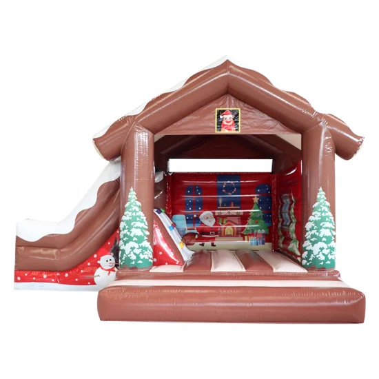 Inflatable Castle Xmas Themed Jumping House Inflatable Bounce Slides