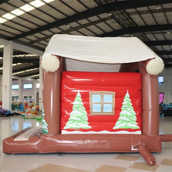 Inflatable Castle Xmas Themed Jumping House Inflatable Bounce Slides