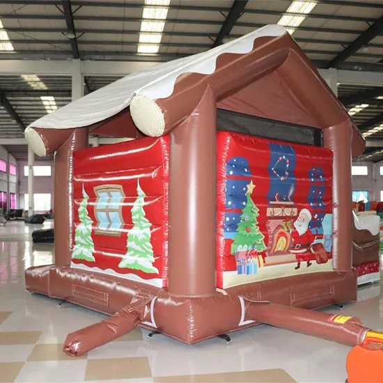 Inflatable Castle Xmas Themed Jumping House Inflatable Bounce Slides