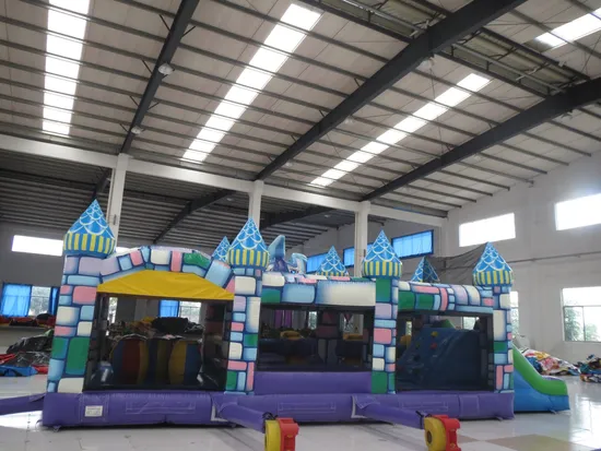 Inflatable Dinosaur Fun City with Slide (AQ187)