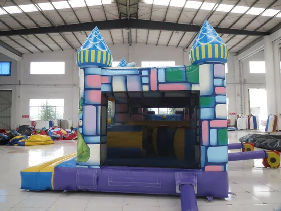 Inflatable Dinosaur Fun City with Slide (AQ187)