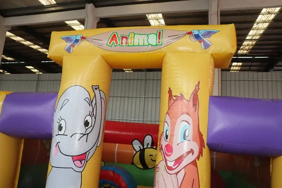 Inflatable Moonwalks Cartoon Bouncer (AQ02175-2)