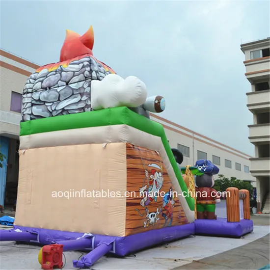 Inflatable Pirate Boat Slide (AQ01409)