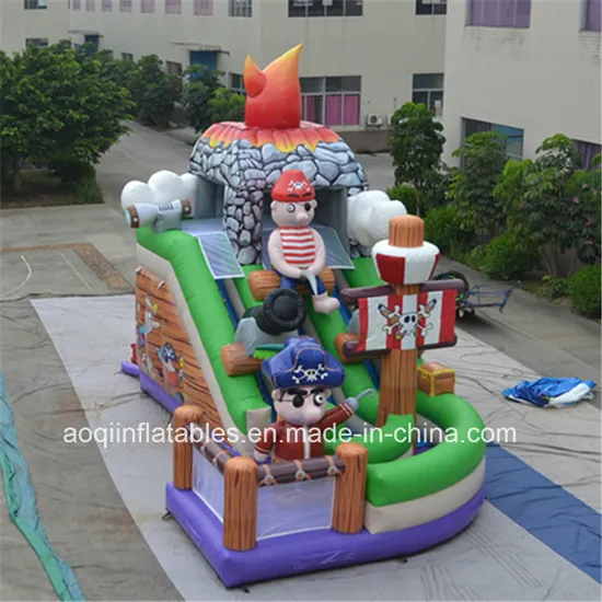 Inflatable Pirate Boat Slide (AQ01409)