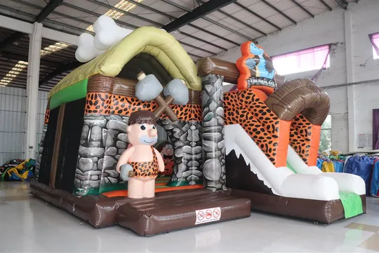 Inflatable Playground Animal Jungle Combo Bounce with Slide (AQ0141)