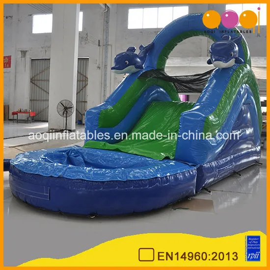 Inflatable Swimming Products Mini Water Slide with Pool (AQ1040)