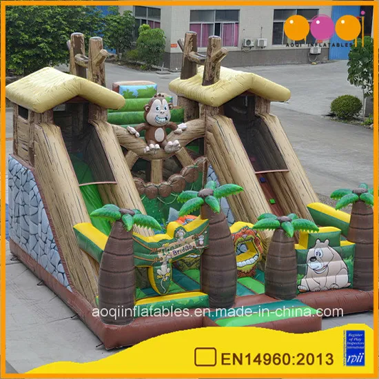 Jungle Monkey Fun City with Slide (AQ01505)