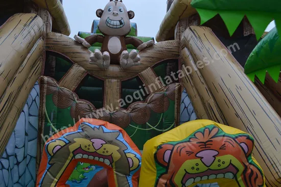 Jungle Monkey Fun City with Slide (AQ01505)