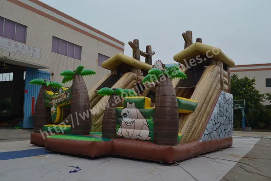 Jungle Monkey Fun City with Slide (AQ01505)