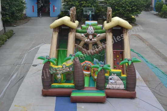 Jungle Monkey Fun City with Slide (AQ01505)