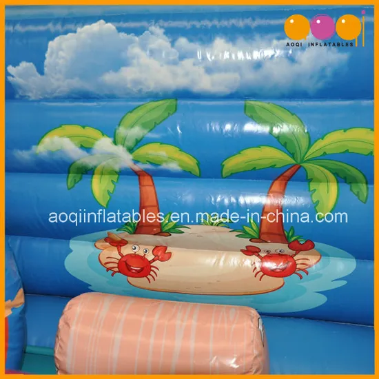 Kids Play Toy Mini Pirate Inflatable Bouncer (AQ02150)