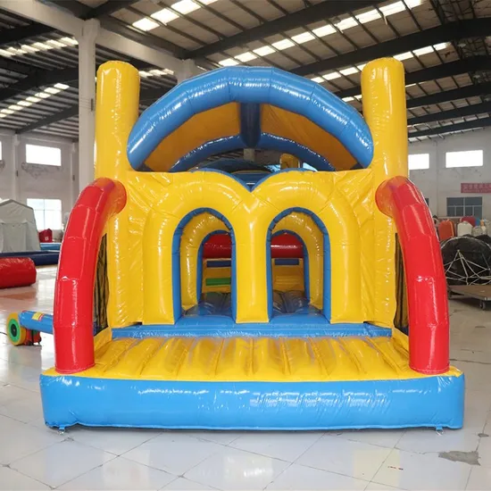 Mini Inflatable Obstacle Combo Bouncy Castle with Slide (AQ715-2)