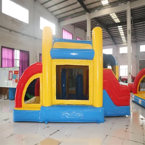 Mini Inflatable Obstacle Combo Bouncy Castle with Slide (AQ715-2)