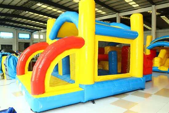 Mini Inflatable Obstacle Combo Bouncy Castle with Slide (AQ715-2)