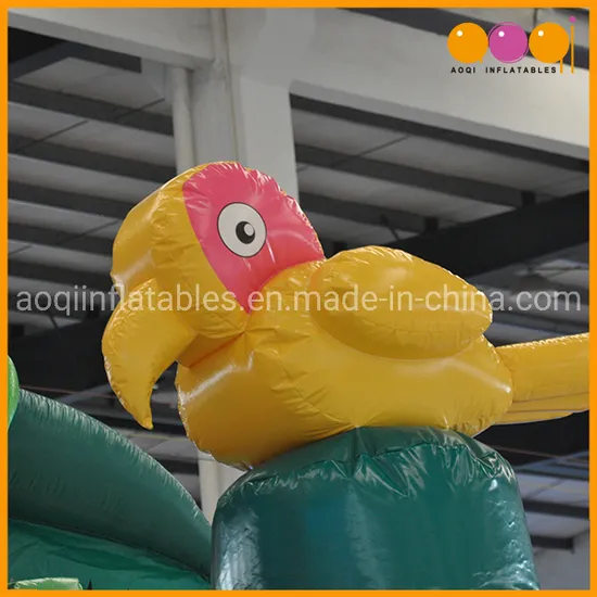 New Style Inflatable Tiger Fun City with Obstacle Courses for Kids (AQ13212)