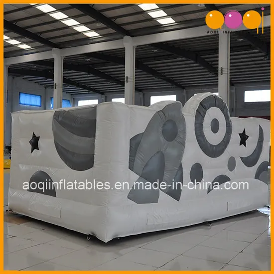 Novel Design Black and White Inflatable Planet Bouncer for Sale (AQ02397)