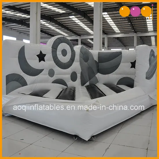 Novel Design Black and White Inflatable Planet Bouncer for Sale (AQ02397)