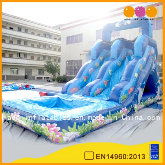 Ocean Fish Inflatable Water Slide (aq1078)