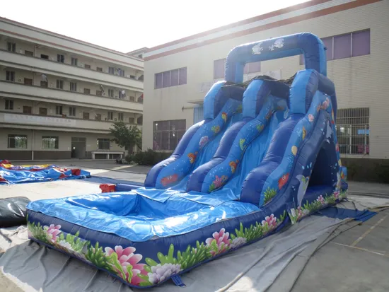 Ocean Fish Inflatable Water Slide (aq1078)