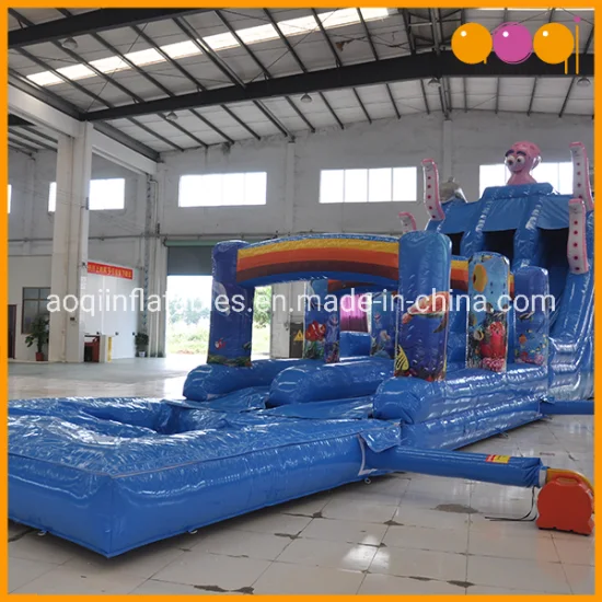 Octopus Inflatable Water Slide (AQ10137-1)