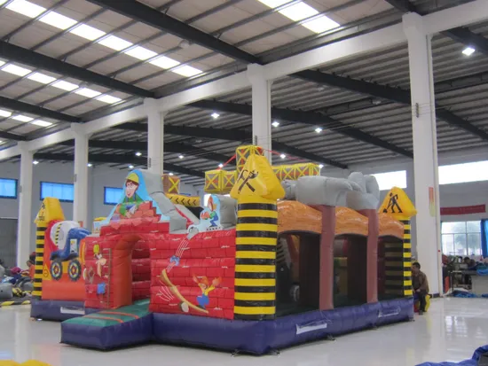 Outdoor Playground Giant Crane Theme Inflatable Fun City for Kids Toy (AQ01303)