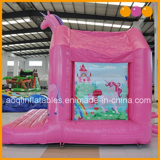 Pink Air Jumper Unicorn Inflatable Bouncer (AQ02312-2)