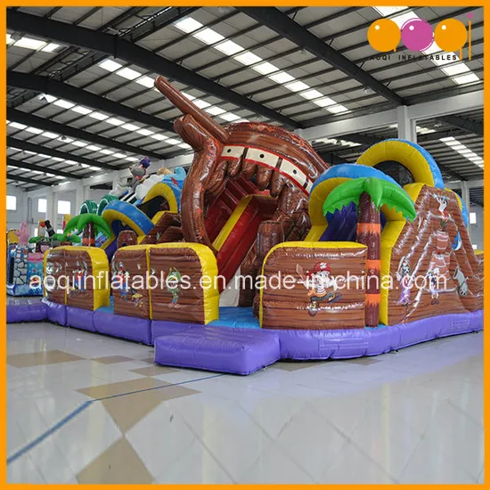 Pirate Boat Theme Inflatable Play Centre (AQ13235)