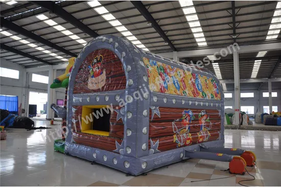 Pirate House Full of Gold Inflatable Castle Bouncer Combo Fun City ((AQ01728)