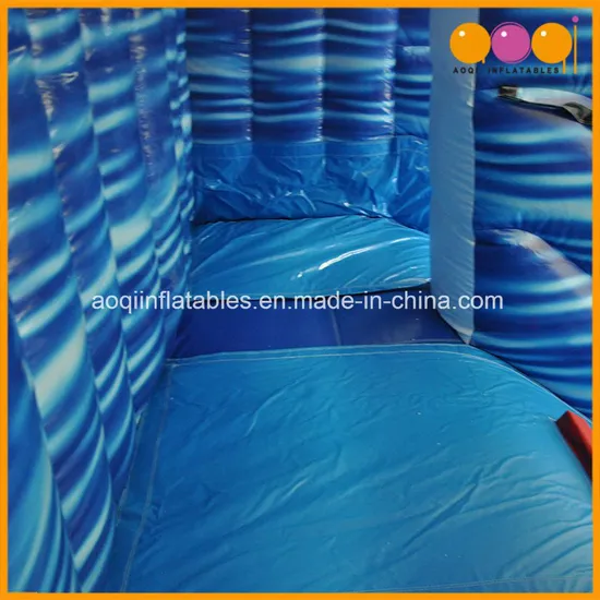 Polar Bear Slide with Pool Inflatable Water Slide (AQ01579)