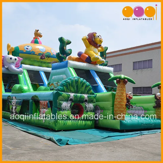 Safari Combination Inflatable Park Big Inflatable Bouncer for Kids (AQ01836)