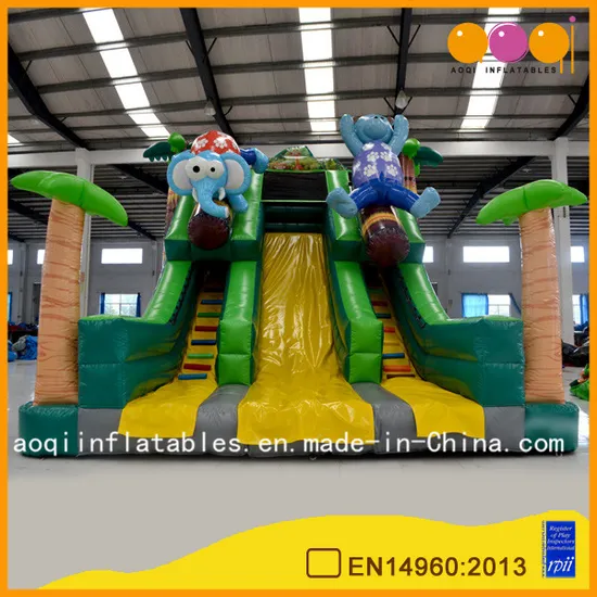 Safari Inflatable Slide Toy Inflatable Bouncy Slide for Kid (AQ01600)