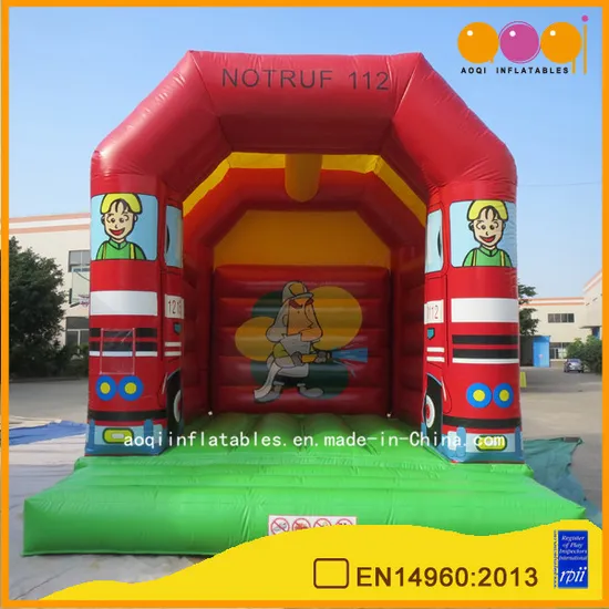 School Bus Design Inflatable Bouncer for Kids (AQ02168)