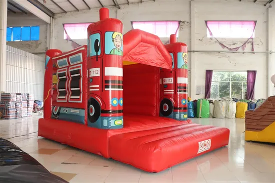 School Bus Design Inflatable Bouncer for Kids (AQ02168)