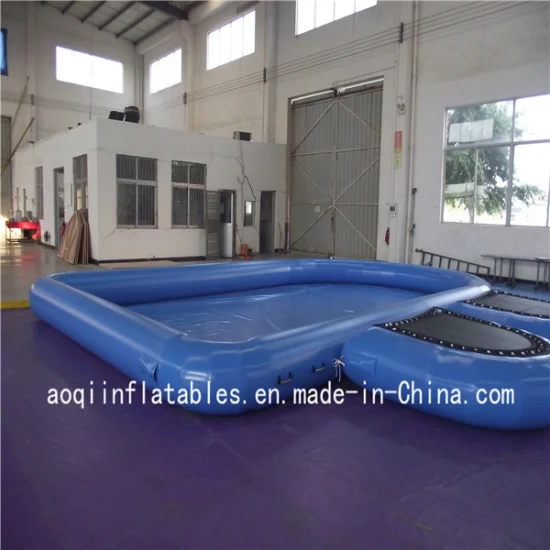 Sealed Inflatable Pool with Trampoline Rectangle Inflatable Pool (AQ3208-2)