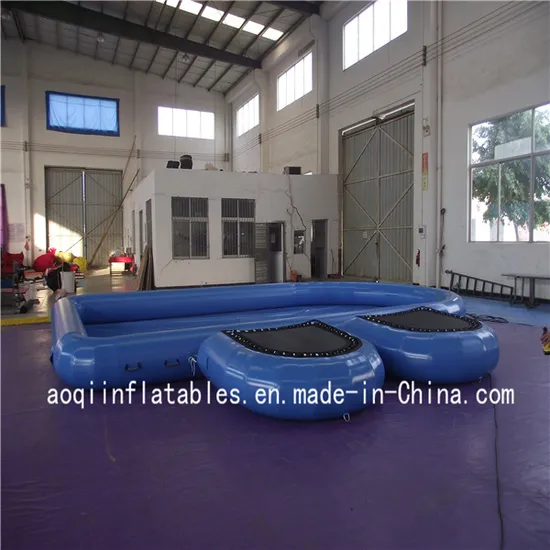 Sealed Inflatable Pool with Trampoline Rectangle Inflatable Pool (AQ3208-2)