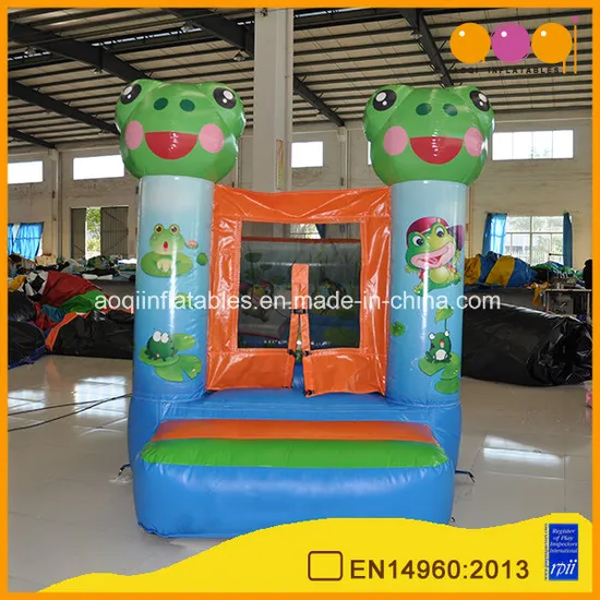 Small Jump Inflatable Frog Combo Bouncer for Sale (AQ2384)