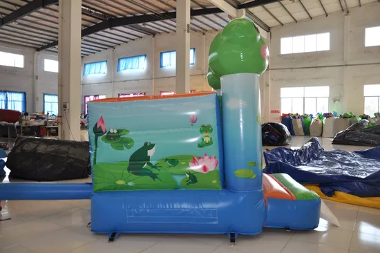 Small Jump Inflatable Frog Combo Bouncer for Sale (AQ2384)