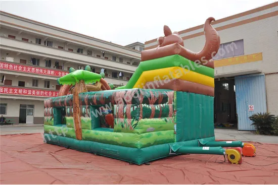 Squirrel Theme Animal Kingdom Inflatable Slide (AQ01826)