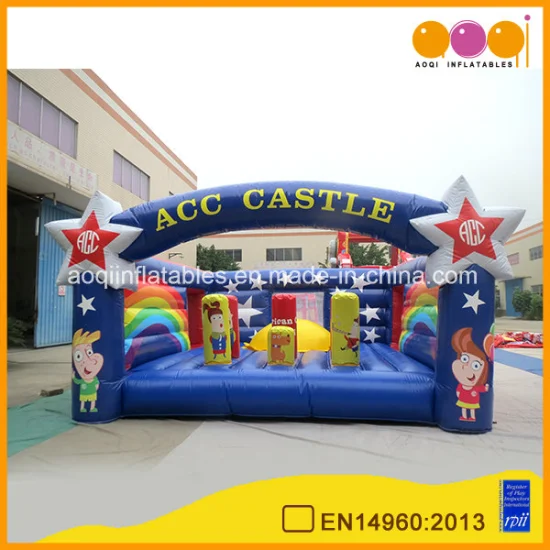 Star Theme Cartoon Castle Bouncer Inflatable Jumping Bouncer (AQ02314)