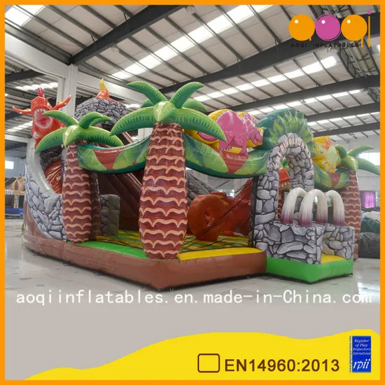 The Dinosaur World Fun Jumps Inflatable Amusement Park (AQ01636)