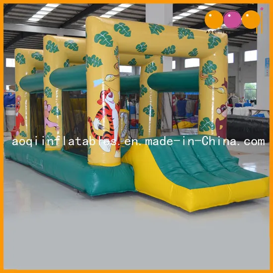 Tiger Inflatable Moonwalk with Inflatable Ball Pool (AQ401)