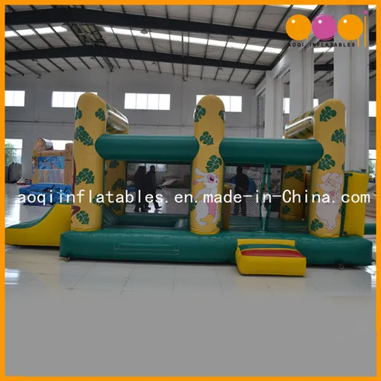 Tiger Inflatable Moonwalk with Inflatable Ball Pool (AQ401)